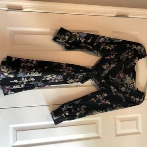 Loft Floral Midi Dress 20 Plus